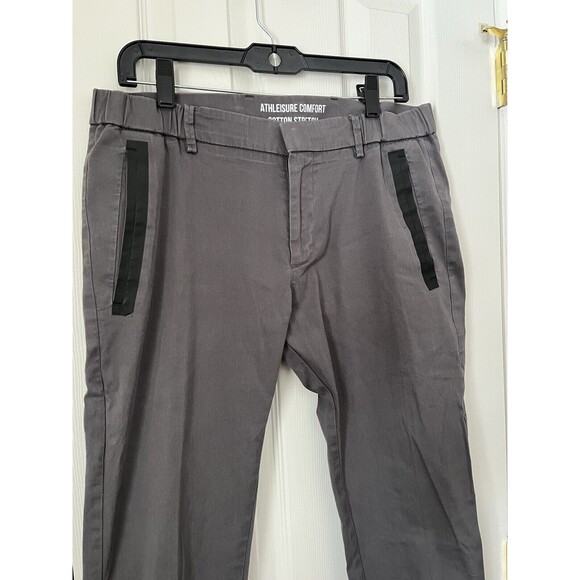 Boss Athleisure Comfort Cotton Stretch Grey Pants Men 32 - Picture 4 of 9